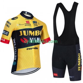 Jumbo Visma Cykeltrøje + Bib Cykelshorts 2023